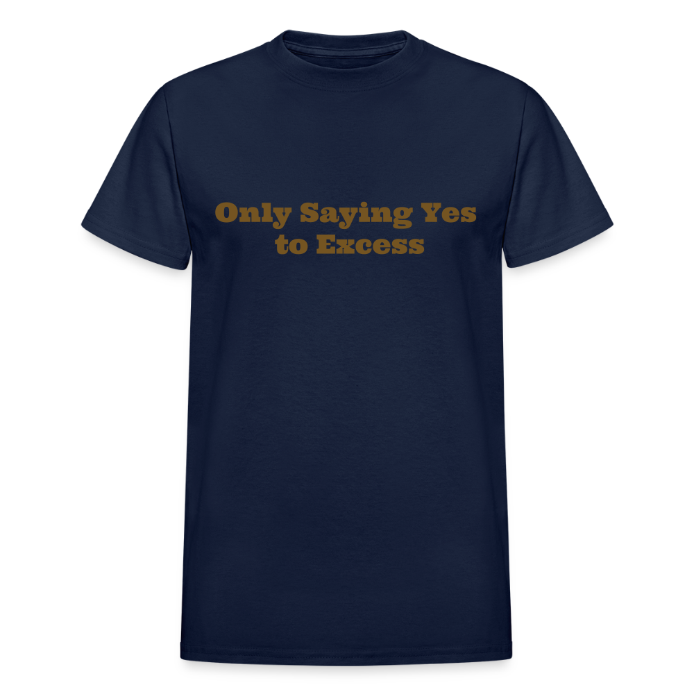 Only Saying Yes to Excess - navy