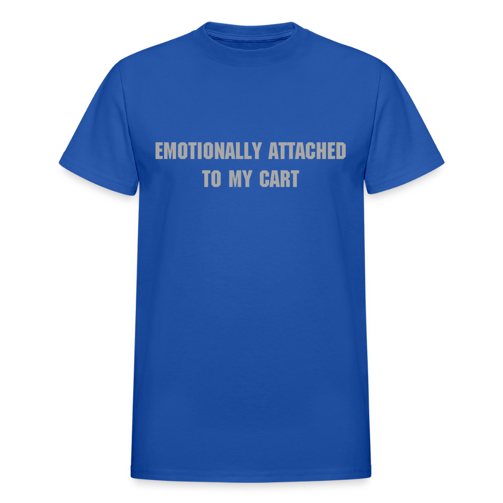 Emotionally Attached to My Cart - royal blue