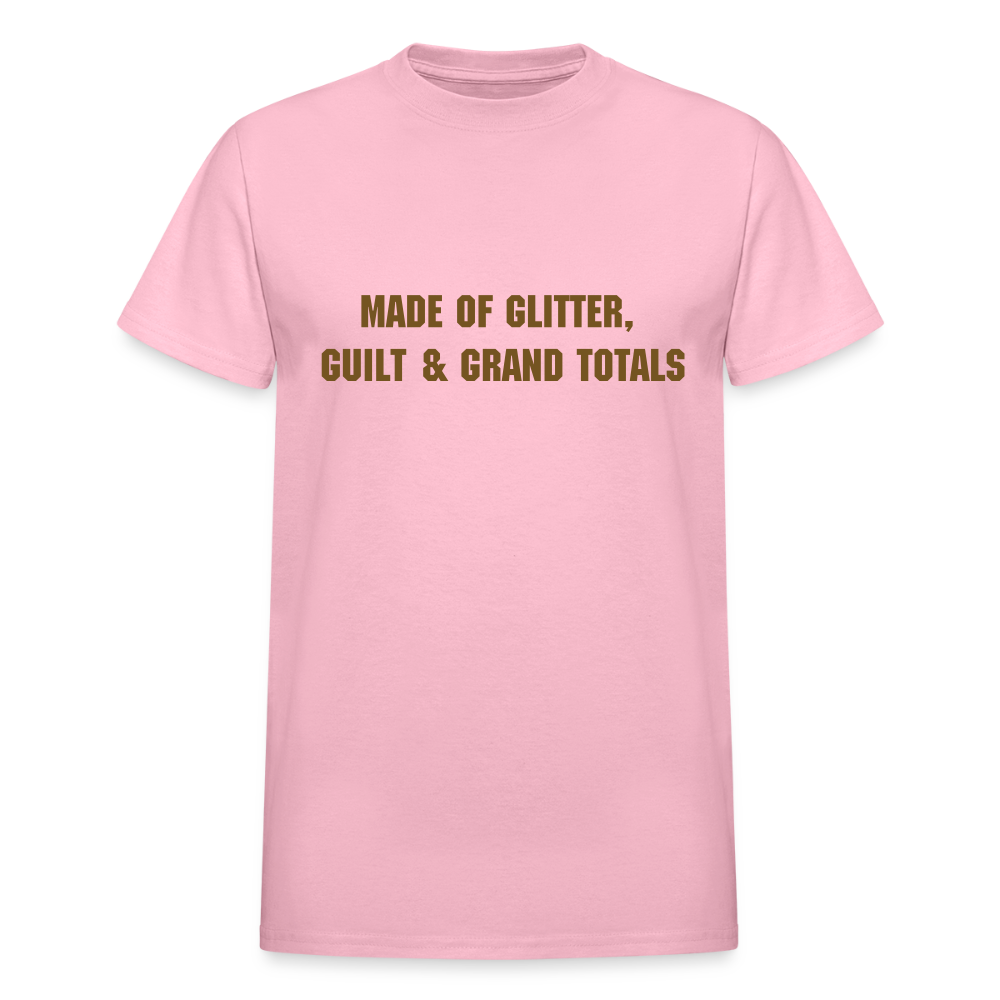 Made of Glitter, Guilt & Grand Totals - light pink