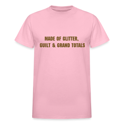 Made of Glitter, Guilt & Grand Totals - light pink