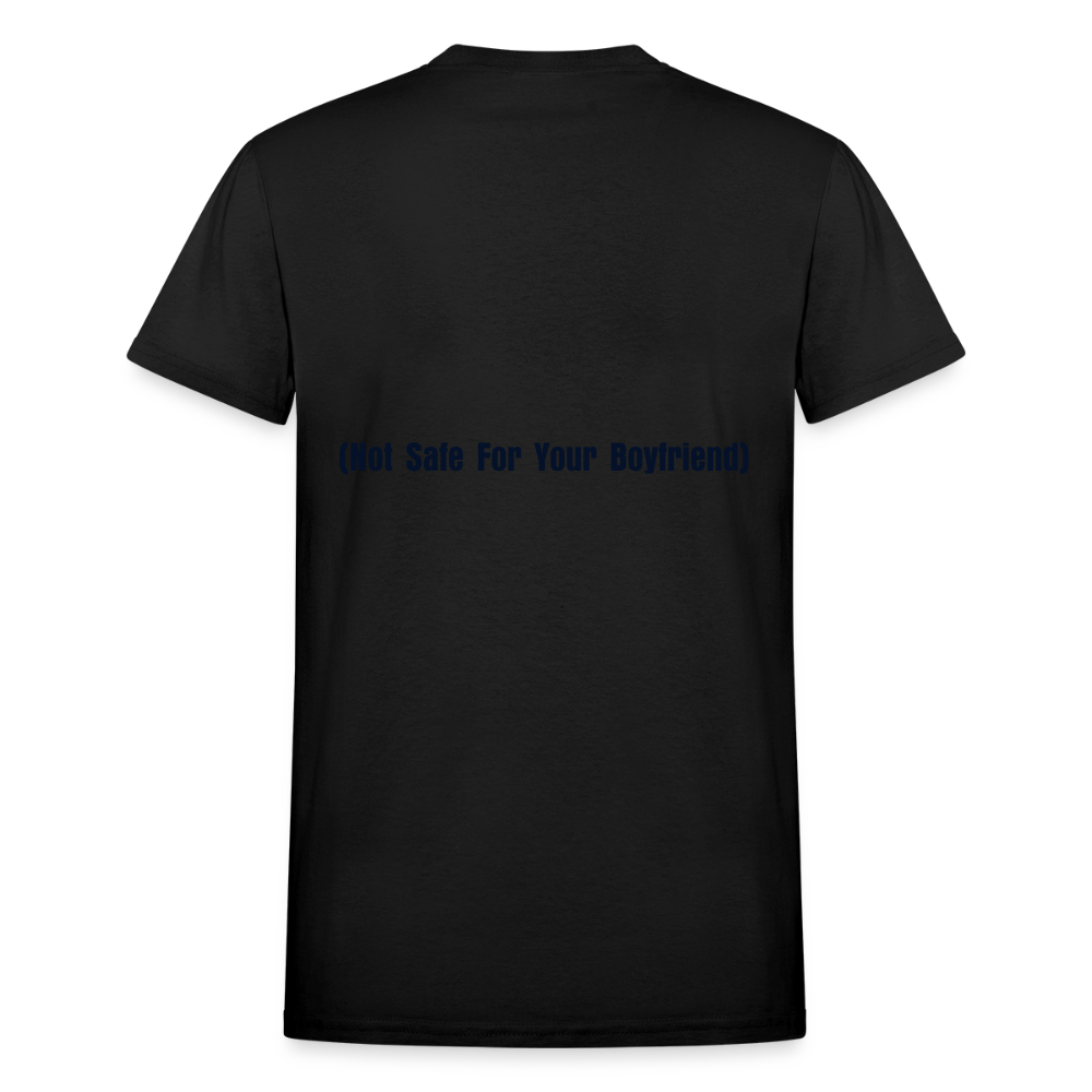 NSF nice sweet friendly (not safe for your boyfriend) (on the back) - black
