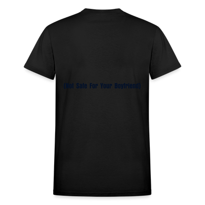 NSF nice sweet friendly (not safe for your boyfriend) (on the back) - black