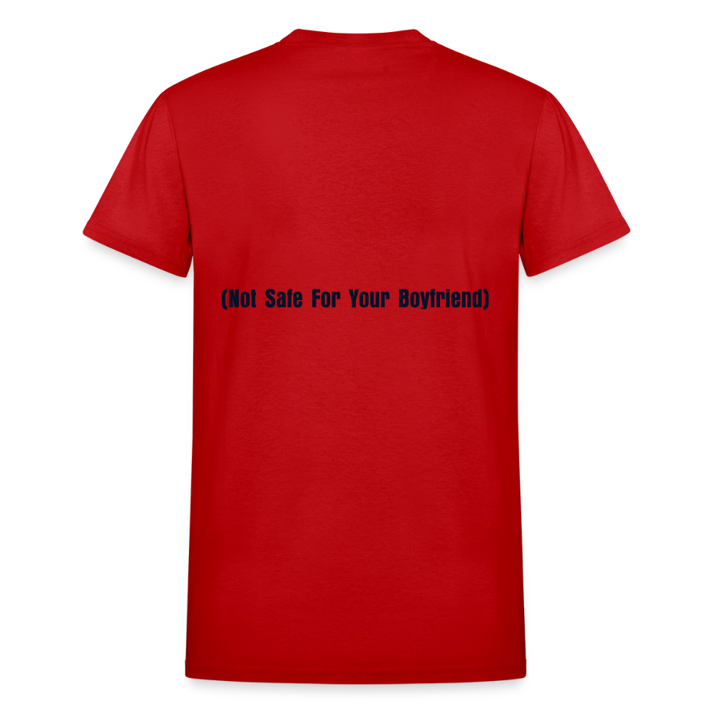 NSF nice sweet friendly (not safe for your boyfriend) (on the back) - red