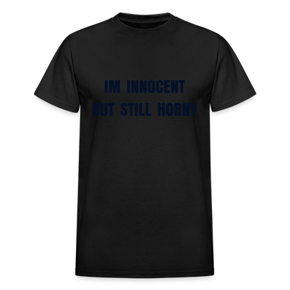 IM INNOCENT BUT STILL HORNY - black
